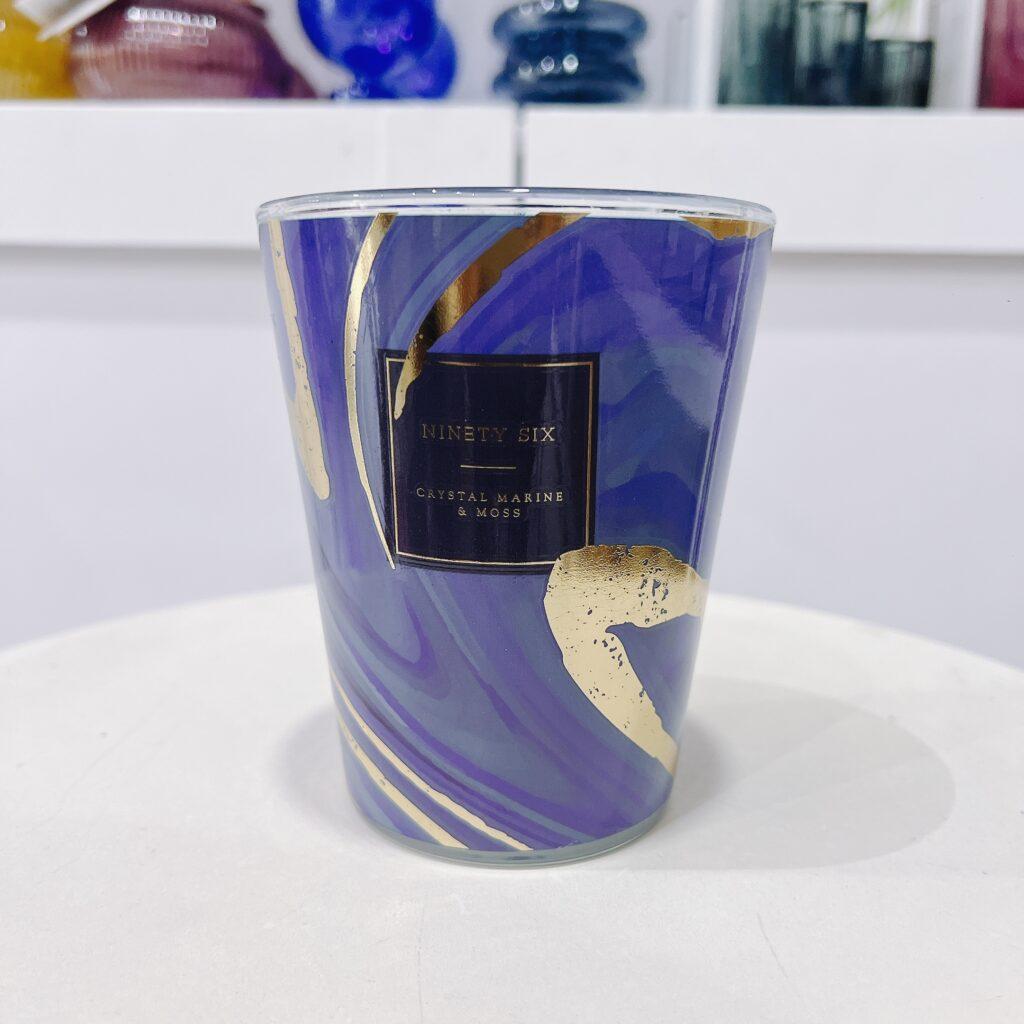 11..2OZ MEDIUM VASE CANDLE (CRYSTAL MARINE & MOSS)
